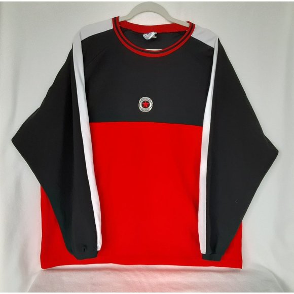 Vintage 90s Converse All Star Chuck Taylor Long Sleeve Shirt 2XL Made in USA - Picture 1 of 9